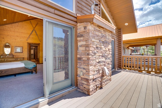 9174 Deer Creek Dr, Heber City, UT 84032 - view of wooden deck