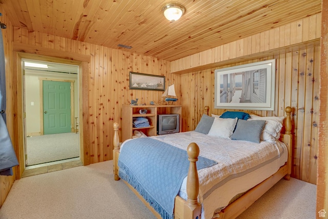 9174 Deer Creek Dr, Heber City, UT 84032 - carpeted bedroom with wood walls