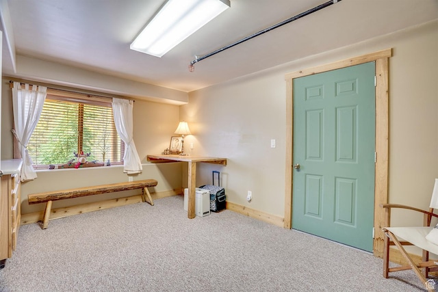 9174 Deer Creek Dr, Heber City, UT 84032 - office featuring carpet flooring and baseboards