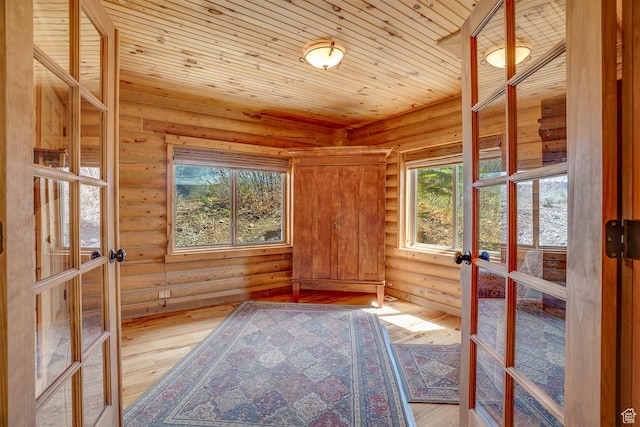 9174 Deer Creek Dr, Heber City, UT 84032 - unfurnished sunroom featuring french doors and plenty of natural light