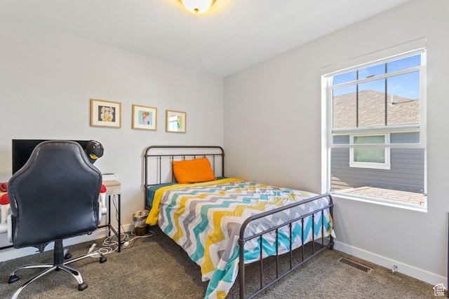 10243 S Silver Mine Rd W, South Jordan, UT 84009 - bedroom with carpet flooring, baseboards, and a desk