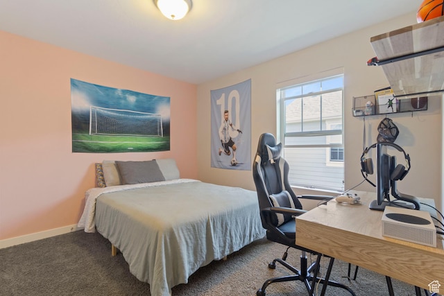 10243 S Silver Mine Rd W, South Jordan, UT 84009 - bedroom with carpet floors, an office area, and baseboards