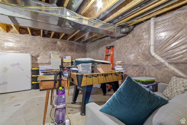 10243 S Silver Mine Rd W, South Jordan, UT 84009 - view of unfinished below grade area