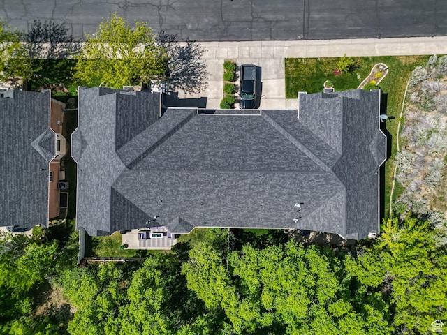view from above of property