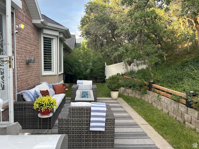 426 E Brayden Way, Draper, UT 84020 - view of patio with an outdoor hangout area