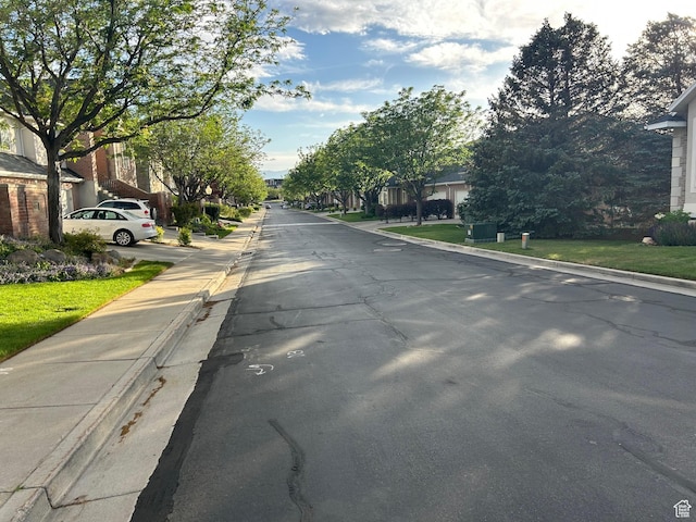 426 E Brayden Way, Draper, UT 84020 - view of asphalt street with curbs, a residential view, and sidewalks