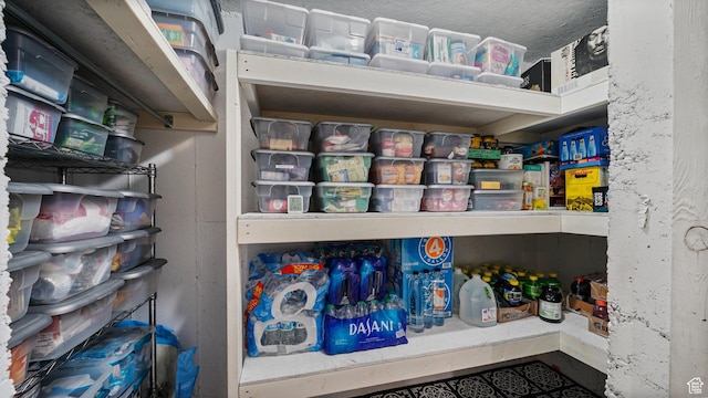 view of pantry