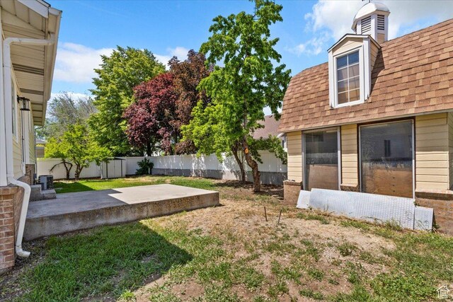 754 W 2100 N, Provo, UT 84604 - view of yard featuring a patio and central AC