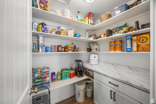view of pantry