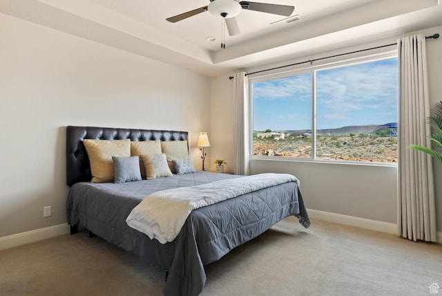 921 N Camino Pico N, Washington, UT 84780 - bedroom with carpet, baseboards, and ceiling fan