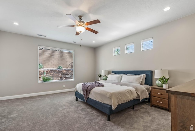 750 W 1860 N, Washington, UT 84780 - carpeted bedroom with baseboards, ceiling fan, and recessed lighting
