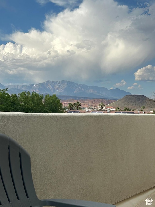 view of mountain backdrop