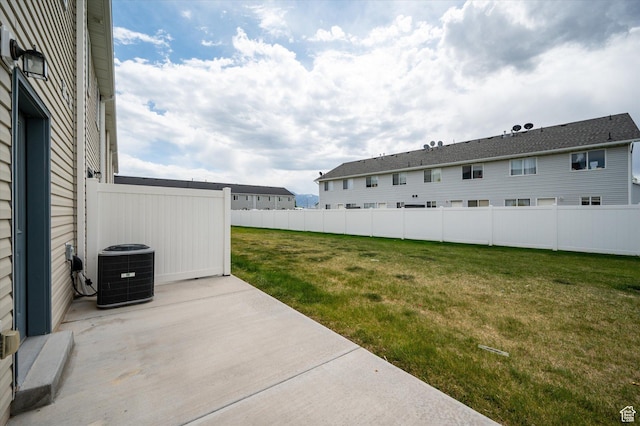 2460 W 450 N Unit 7, Tremonton, UT 84337 - view of yard featuring a patio and central air condition unit