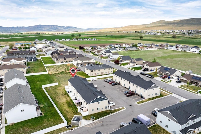 2460 W 450 N Unit 7, Tremonton, UT 84337 - aerial perspective of suburban area featuring mountains