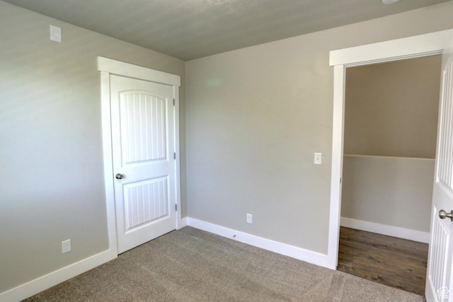 198 E 1430 S, Nephi, UT 84648 - unfurnished bedroom with baseboards, carpet, and a closet