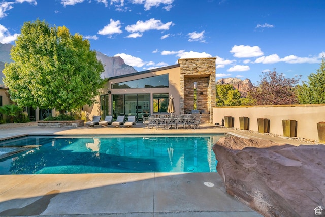 1203 Canyon Springs Rd, Springdale, UT 84767 - outdoor pool featuring a patio area