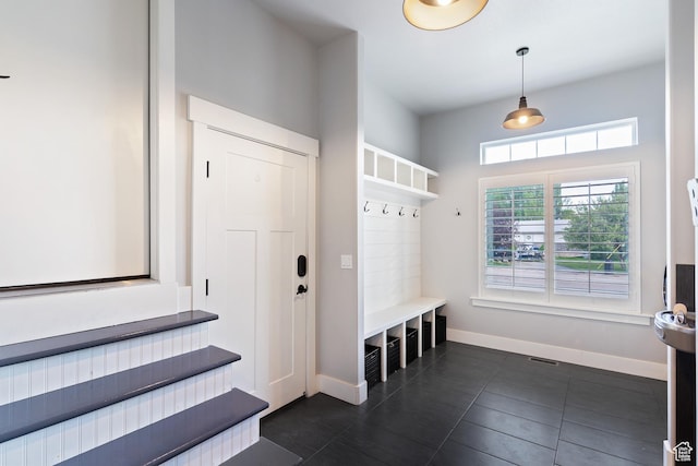 5707 Scenic Ln, Mountain Green, UT 84050 - mudroom featuring baseboards