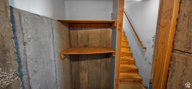 view of staircase
