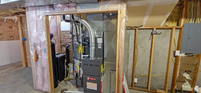 utility room featuring electric panel