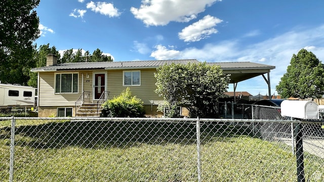 874 W 300 S, Vernal, UT 84078 - manufactured / mobile home with a chimney and metal roof