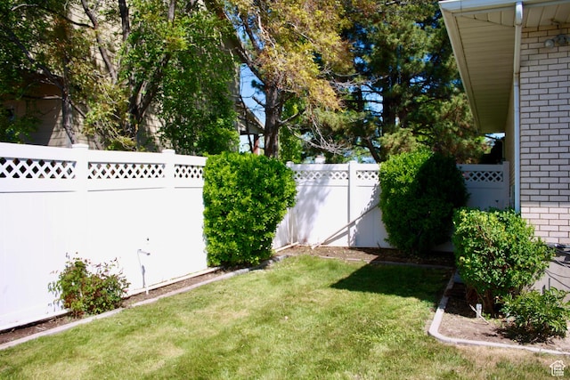 view of yard