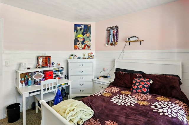 1424 W 3325 S, Perry, UT 84302 - bedroom featuring a wainscoted wall and carpet floors