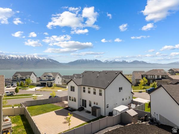 mountain view featuring nearby suburban area