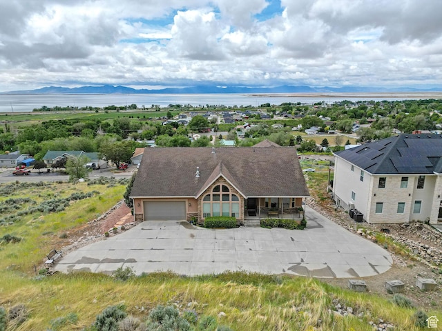 395 S 200 E, Willard, UT 84340 - aerial view of property and surrounding area with a water and mountain view