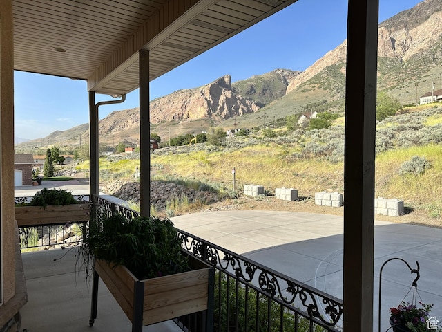395 S 200 E, Willard, UT 84340 - view of patio / terrace featuring a mountain view