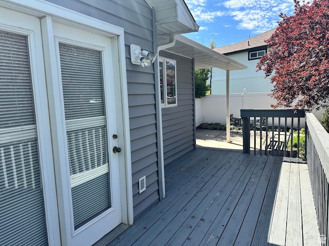 2756 S 725 W, Perry, UT 84302 - wooden terrace featuring fence