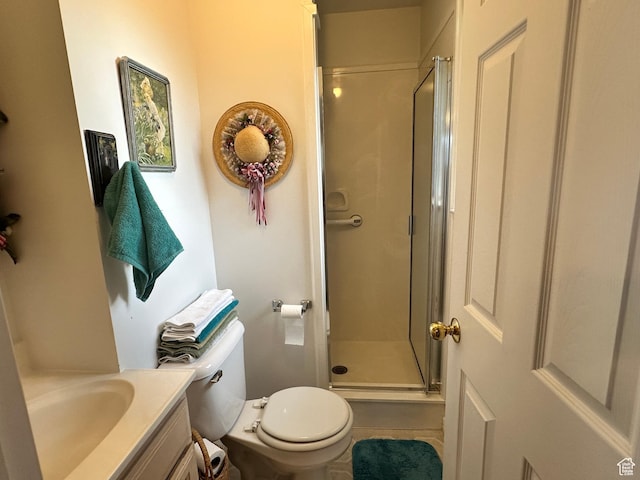 2756 S 725 W, Perry, UT 84302 - full bath with a stall shower, vanity, and toilet