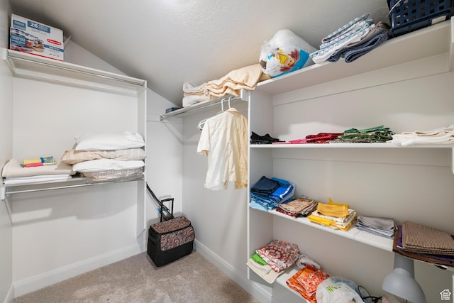 516 E Lone Star Ln Unit A, Saratoga Springs, UT 84045 - spacious closet featuring carpet floors and lofted ceiling