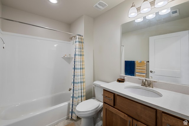 516 E Lone Star Ln Unit A, Saratoga Springs, UT 84045 - bathroom featuring toilet, shower / tub combo with curtain, and vanity