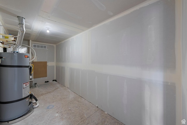 516 E Lone Star Ln Unit A, Saratoga Springs, UT 84045 - unfinished below grade area with strapped water heater