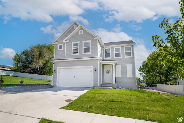 view of front of house featuring an attached garage and driveway