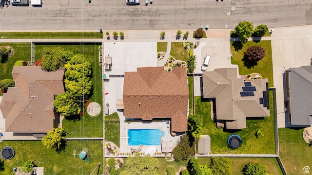 1608 W Boulder Creek Ln S, Layton, UT 84041 - aerial view of a pool area