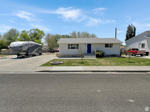 45 W 200 N, Castle Dale, UT 84513 - view of front of property with a front lawn and driveway