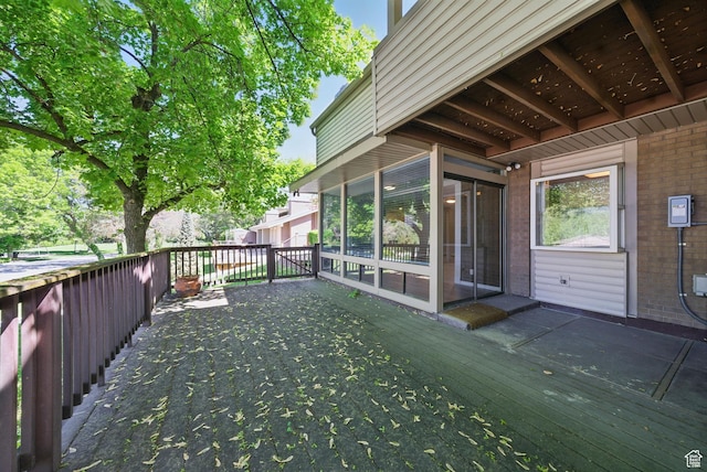 view of deck