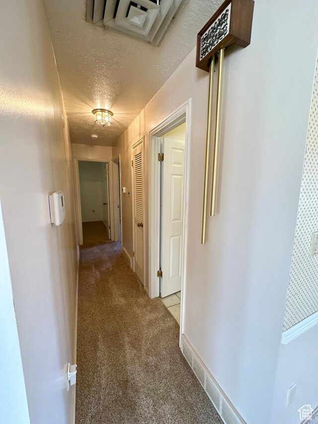 40 W 200 N, Santaquin, UT 84655 - hall featuring light colored carpet, a textured ceiling, and baseboards