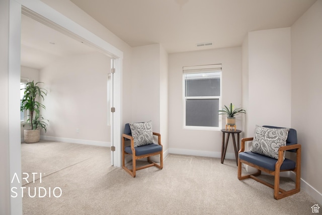 6637 W Terrace Sky Ln, West Jordan, UT 84081 - sitting room with carpet and baseboards