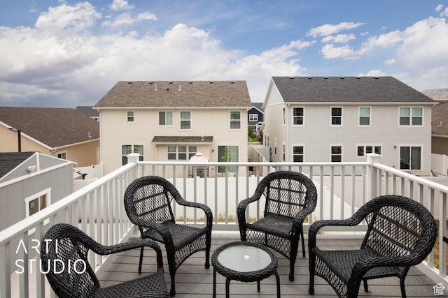 6637 W Terrace Sky Ln, West Jordan, UT 84081 - balcony with a residential view
