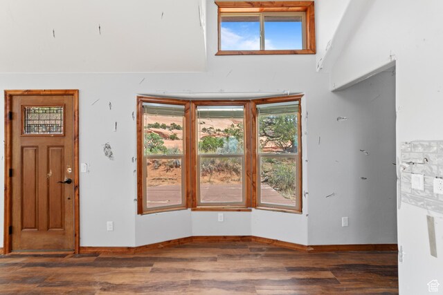 1 Pioneer Dr, La Sal, UT 84530 - foyer with wood finished floors and baseboards