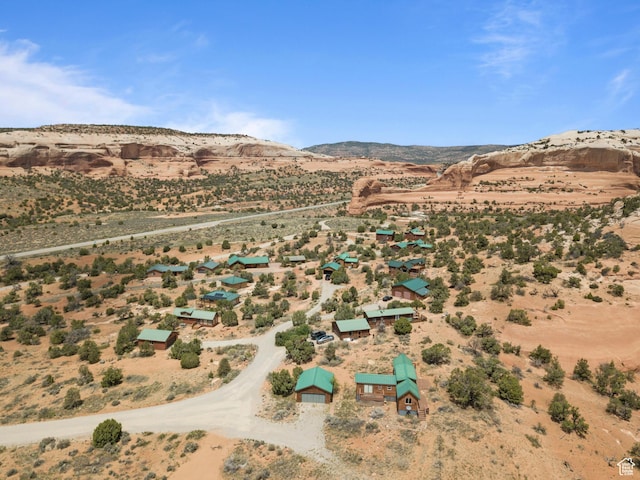 1 Pioneer Dr, La Sal, UT 84530 - aerial view of sparsely populated area with a desert landscape and mountains