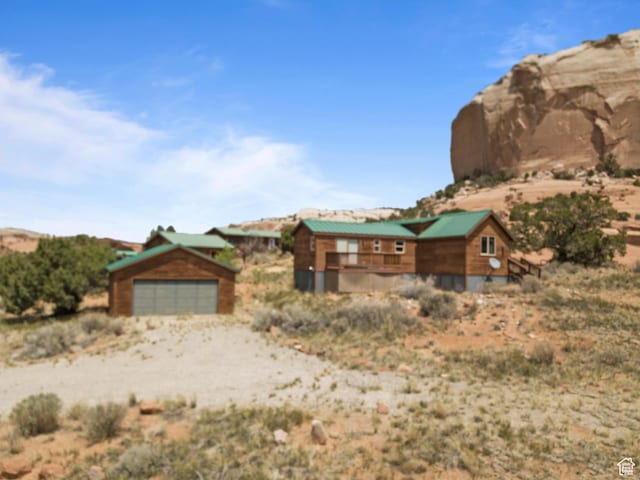 1 Pioneer Dr, La Sal, UT 84530 - view of front of house featuring an outdoor structure
