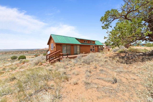 1 Pioneer Dr, La Sal, UT 84530 - back of property featuring metal roof