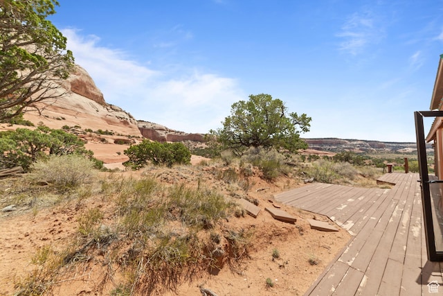 1 Pioneer Dr, La Sal, UT 84530 - view of yard with a wooden deck