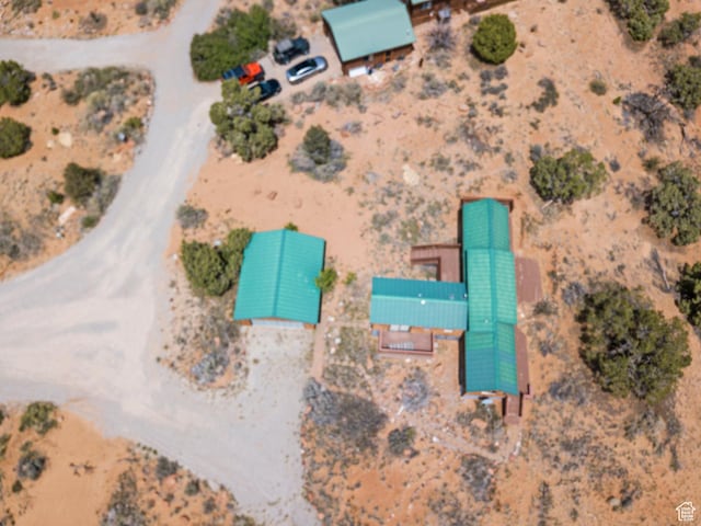 1 Pioneer Dr, La Sal, UT 84530 - aerial view of property's location with a desert landscape