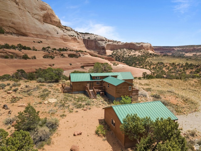 1 Pioneer Dr, La Sal, UT 84530 - aerial view of sparsely populated area featuring a desert landscape
