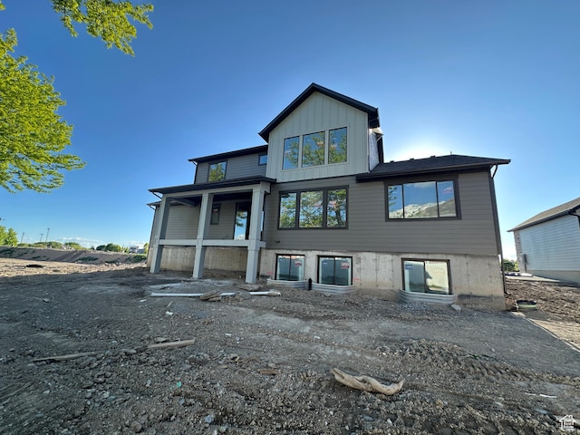 1768 N Siena Cir Unit 12, Pleasant Grove, UT 84062 - back of house with board and batten siding