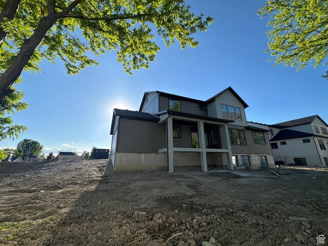 1768 N Siena Cir Unit 12, Pleasant Grove, UT 84062 - back of property featuring board and batten siding